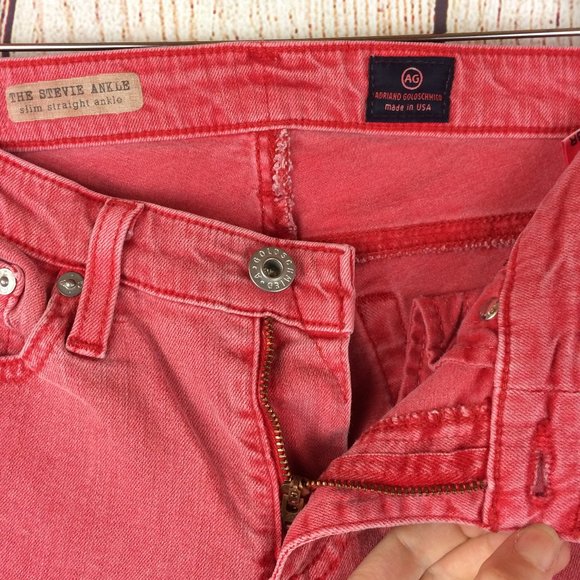 **SOLD** The Stevie Ankle Slim Straight Jeans 26R - Picture 5 of 8